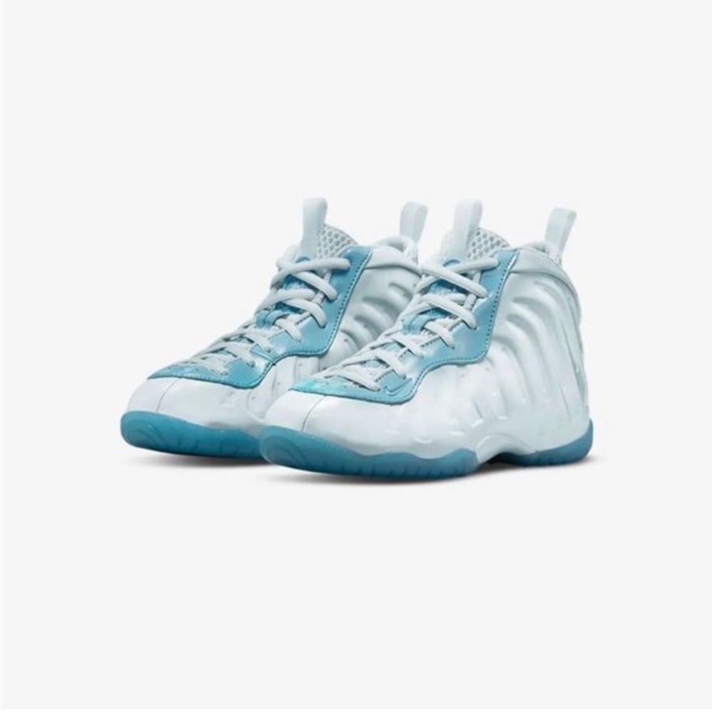 Nike Little Posite One‎ Aura/Worn Blue/White/Aura 2